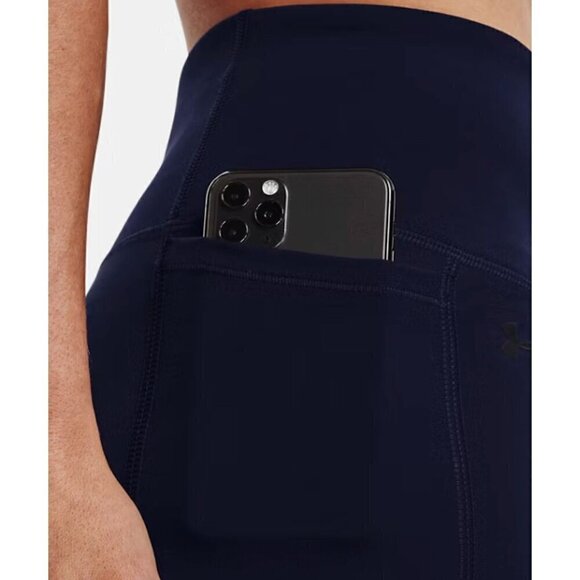 UA Under Armour Women's Motion Ankle Leggings SMALL Navy Hi Rise #1369488  NWT - Picture 4 of 13
